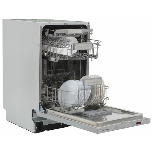 Посудомоечная машина встраиваемая Schaub Lorenz SLG VI4510, 45 см, 11 комплектов, 5 программ, AQUASTOP посудомоечная машина schaub lorenz slg sw4400