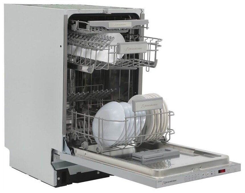 Посудомоечная машина встраиваемая Schaub Lorenz SLG VI4510, 45 см, 11 комплектов, 5 программ, AQUASTOP - фото №1