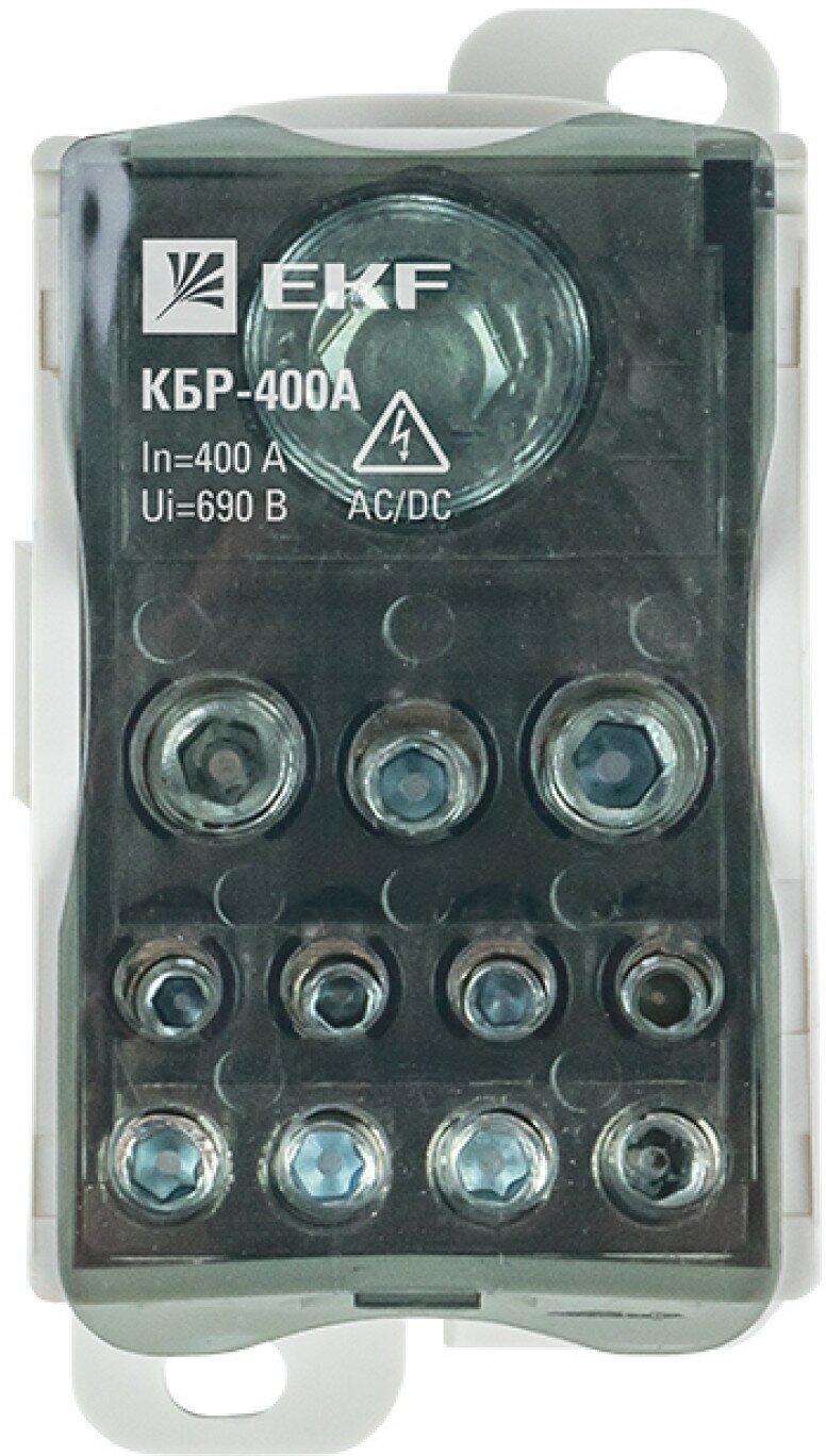 Блок распределительный КБР на DIN-рейку и монтажную панель 400A EKF PROxima