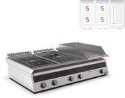 Плита индукционная комбинированная SMART INDUCTION K76-5KRN