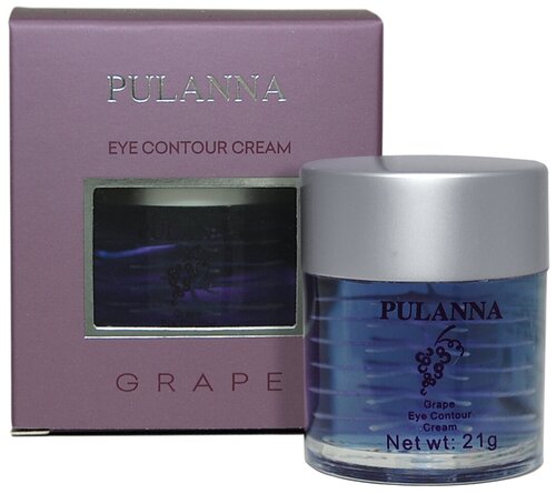 PULANNA Крем для контура глаз с Виноградом - Eye Contour Cream 21г