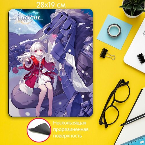 Игровой коврик для мыши Honkai: Star Rail Клара коврик для мыши desk mat a moment among the stars 6976068140993 honkai star rail