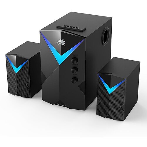 Комбинированные колонки для компьютерных игр BlitzWolf BW-GT2 Computer Game Combination Speakers 20W Black 624500₽
