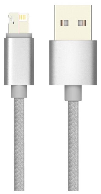 Кабель Partner-Olmio USB 2.0 - MAGIC 5/8 (microUSB+lightning) 1м 2.1А 038767 - фото №1