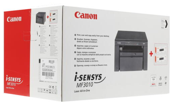 МФУ лазерный Canon i-SENSYS , A4, ч/б, 18стр/мин (A4 ч/б), 1200x600 dpi, USB (5252B034) + 2шт Картриджа 725 (5252B034) - фото №8