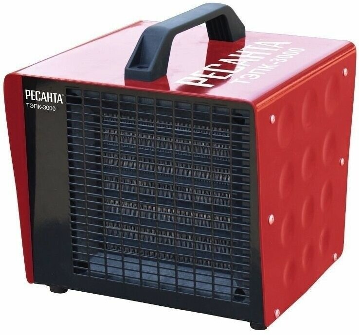 Тепловая пушка электрическая РЕСАНТА ТЭПК-3000K, красный [67/1/27] - фото №3