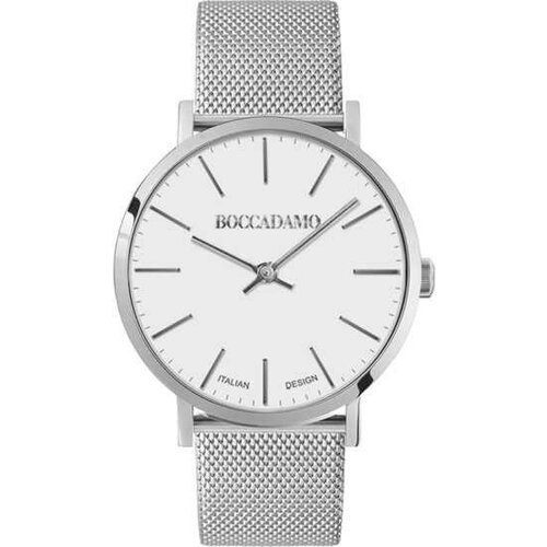 фото Наручные часы boccadamo часы boccadamo mya silver white my015a bw/s, серебряный