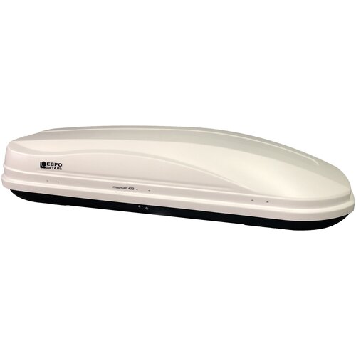 Багажный бокс на крышу ED Магнум 420 (420 л), белый карбон