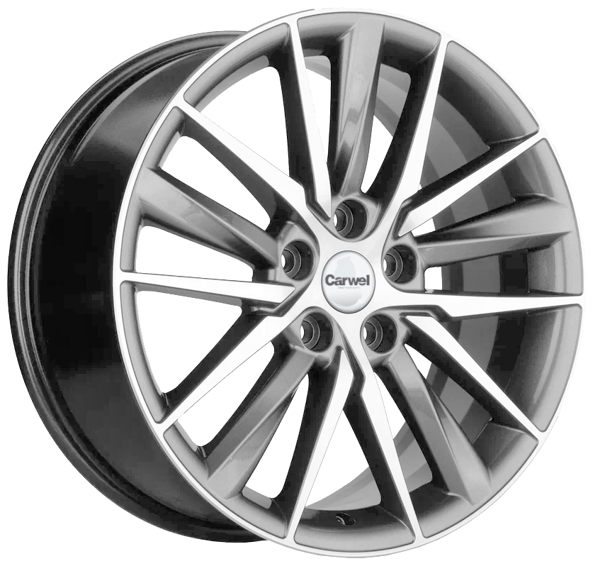 Литые колесные диски Carwel Алдан 1807 (Camry '21) 8x18 5x114.3 ET50 D60.1 Чёрный (110165)