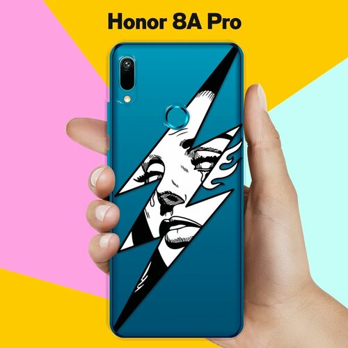 Силиконовый чехол Молния на Honor 8A Pro