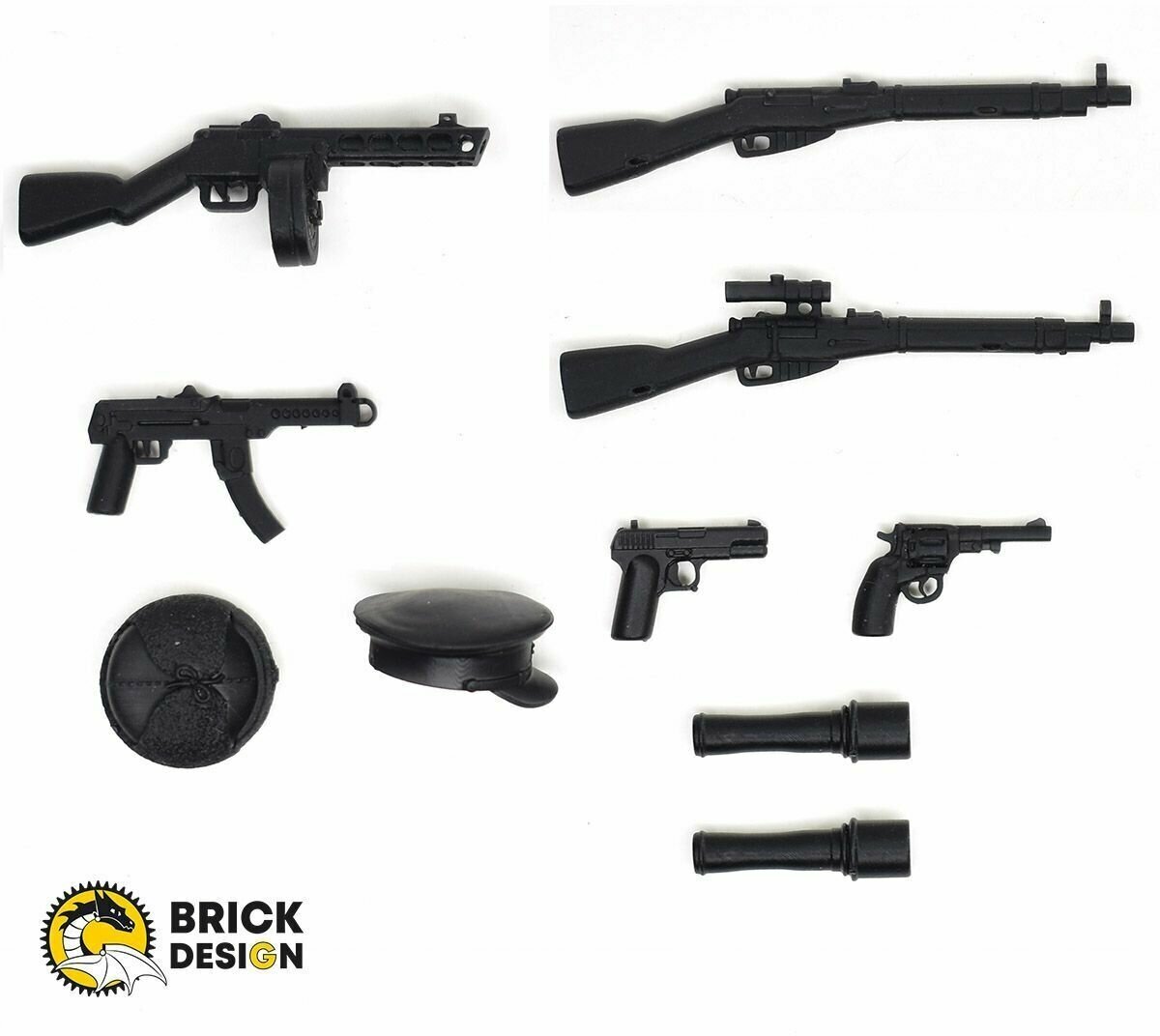 Аксессуары для минифигурок лего G BRICK DESIGN набор оружия 
