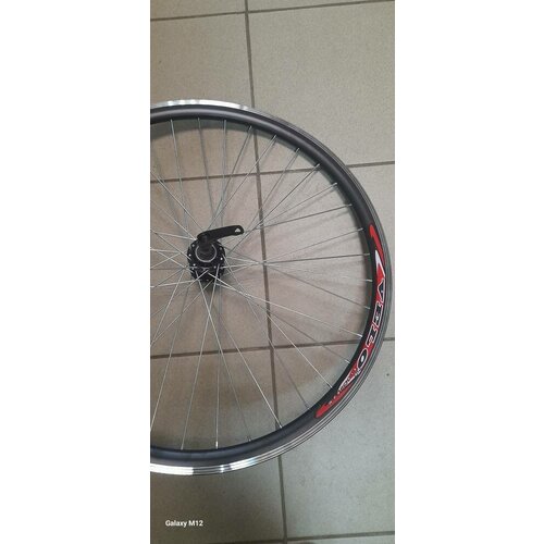 фото Колесо 26" velo заднее, алюминиевый двойной обод, с эксцентриком, под v-brake.