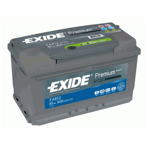 фото Exide аккумулятор exide ea852 85 а*ч о.п.