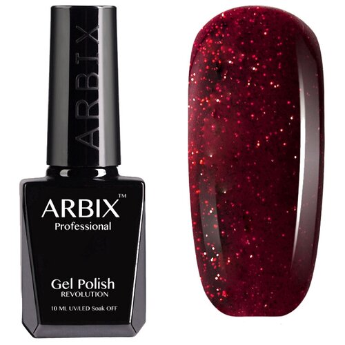 Arbix Гель-лак Ruby, 10 мл, 50 г, 11 Искры бордо