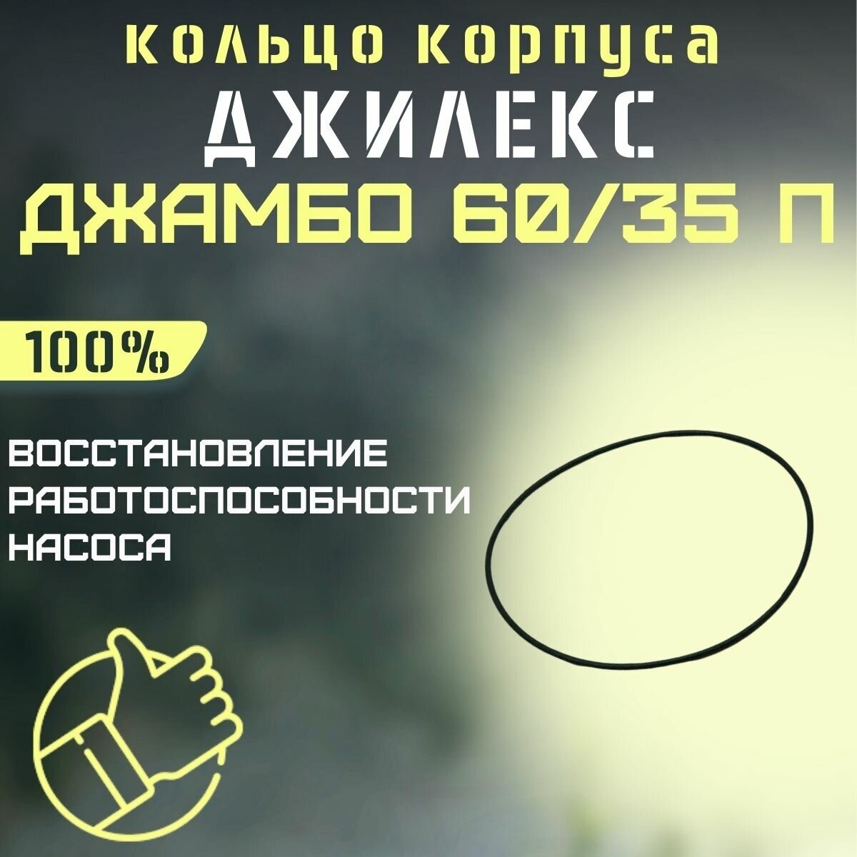 Уплотнительное кольцо корпуса насоса Джилекс Джамбо 60/35 П (kolcokorp6035P)