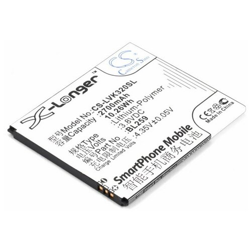 фото Аккумулятор для телефона lenovo lemon 3 (bl259) cameron sino