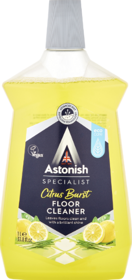 Astonish Specialist Floor Cleaner Citrus Burst Универсальное средство для мытья полов Цитрусовый взрыв 1 л