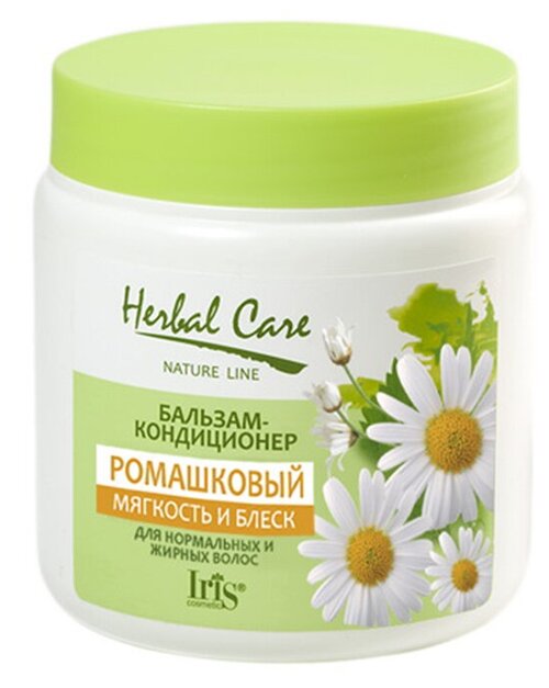 IRIS cosmetic бальзам-кондиционер Herbal Care Ромашковый мягкость и блеск, 500 мл