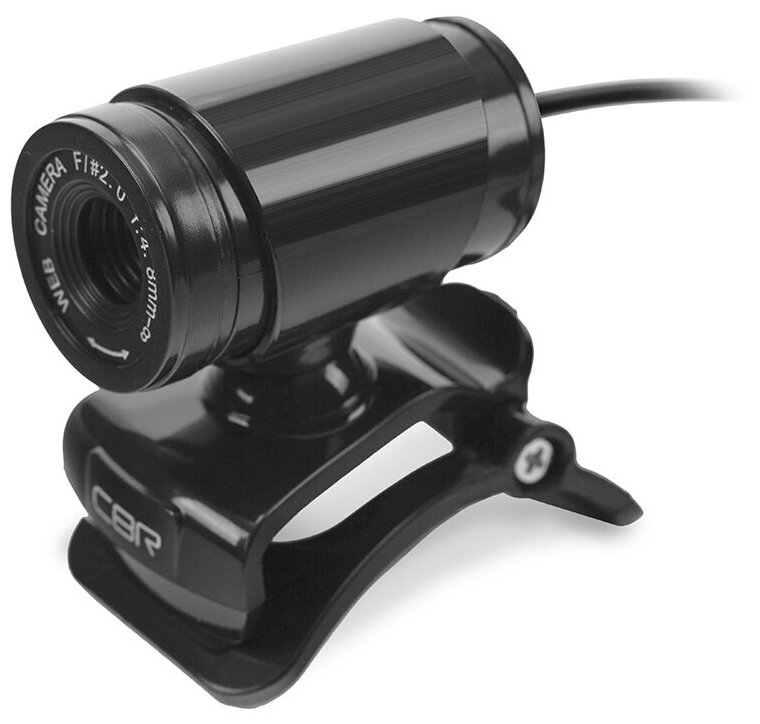 Web-камера CBR CW 830M, черная, 0,3 МП, 640х480