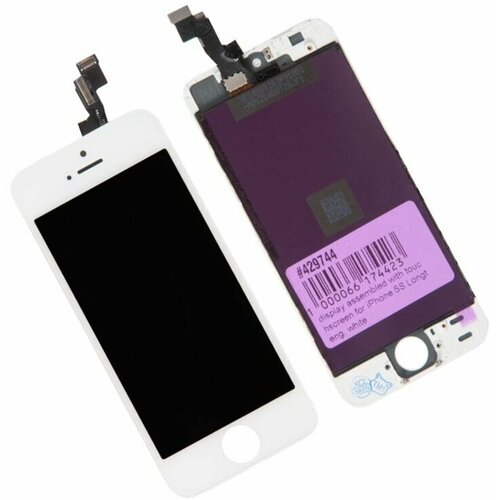 Display / Дисплей в сборе с тачскрином для Apple iPhone 5S AAA, белый