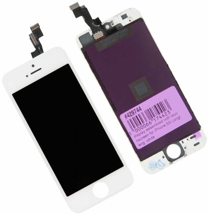 Display / Дисплей в сборе с тачскрином для Apple iPhone 5S AAA белый