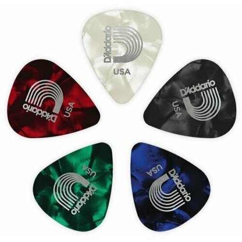 PLANET WAVES 1CAP7-10 Celluloid набор медиаторов 1,25 мм 10 шт. planet waves 1cbk2 10b2 набор медиаторов 10 шт