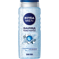 Гель для душа Nivea Men Заряд чистоты, 500 мл, 500 г