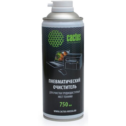 Пневматический очиститель Cactus CS-Air750 750мл (CS-AIR750) defender spray duster cln 30802 пневматический очиститель 300 мл черный