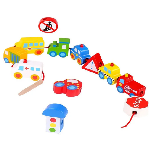 Развивающая игрушка Tooky Toy Собери транспорт (TKB512-B)