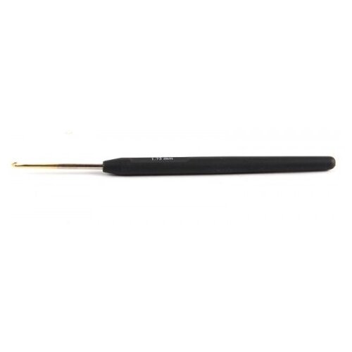 Крючок Knit Pro Steel 30866 диаметр 1.75 мм, длина 15 см, золотистый/серебристый/черный