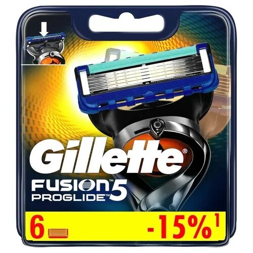Сменные кассеты Gillette Fusion5 ProGlide 6 шт.