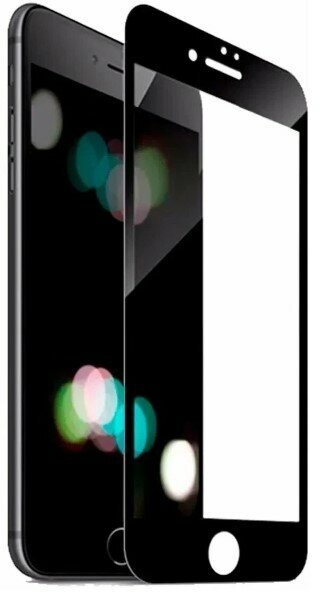 Защитное стекло на iPhone 7Plus/8Plus, 9D, черное