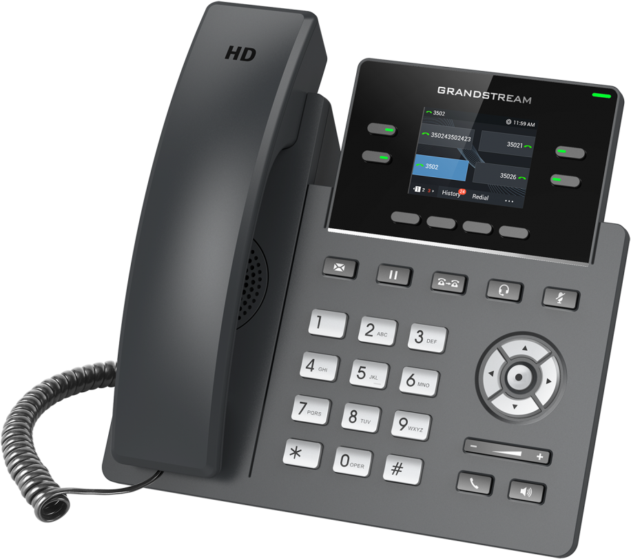 ABC VoIP-телефон Grandstream GRP-2612W, с БП (LAN)