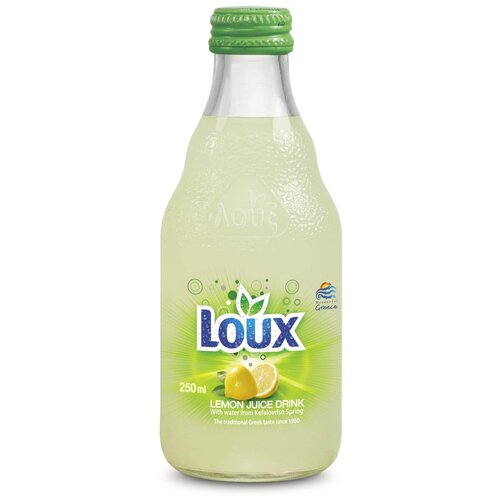 Газированный напиток lOUX Lemon Juice Drink / IOUX Лимонада 250 мл (Греция)