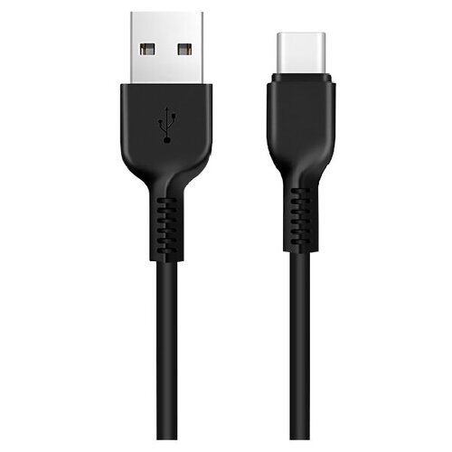 Кабель Hoco X13 Easy charged USB - USB Type-C только для зарядки, 1 м, 1 шт., черный кабель usb type c hoco x13 easy 1 0м круглый 2 4a силикон цвет белый 1 36 360