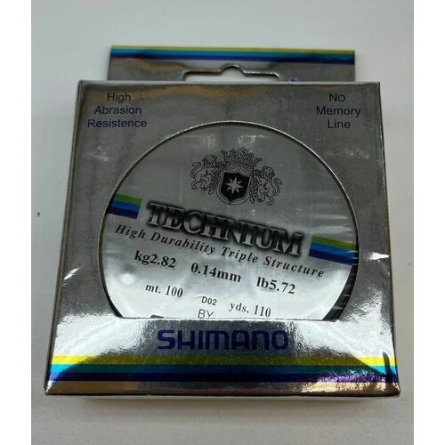 леска shimano technium 0 45 мм 16 4 кг 100 м рыболовная летняя Леска SHIMANO technium 0.14 мм. 2.82 кг. 100 м. рыболовная летняя