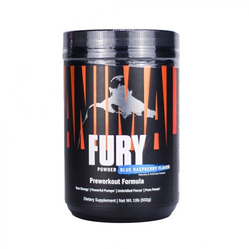 Предтренировочные комплексы Universal Nutrition Animal Fury Pre Workout Powder (500 г) Ежевика