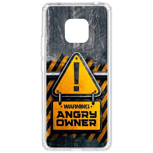 фото Чехол на huawei mate 20 pro kruche print angry owner
