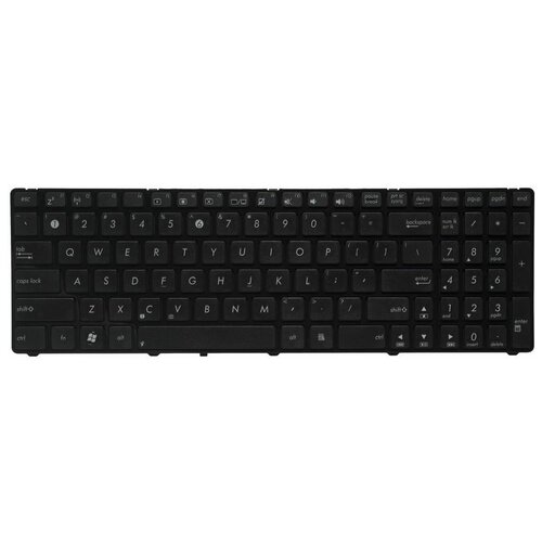 Клавиатура для ноутбуков Asus K50, K50IN, K50IJ, K60, K61, K62, K70, X5, F52, F90 US, Black клавиатура для ноутбука asus 0kn0 rl1ru01 черная русская версия 1