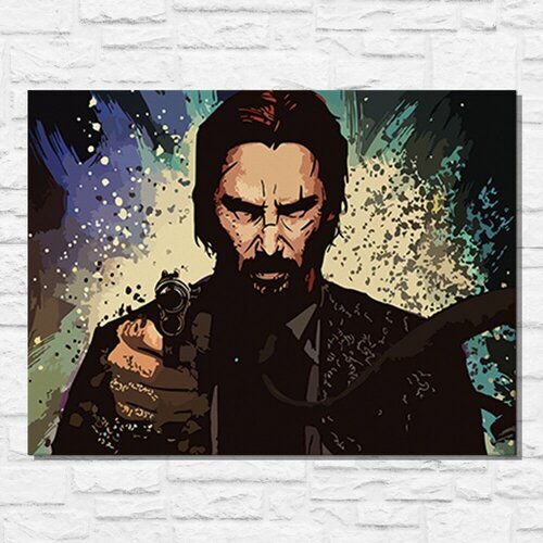 Картина по номерам на холсте фильм John Wick - 12397 Г 30x40