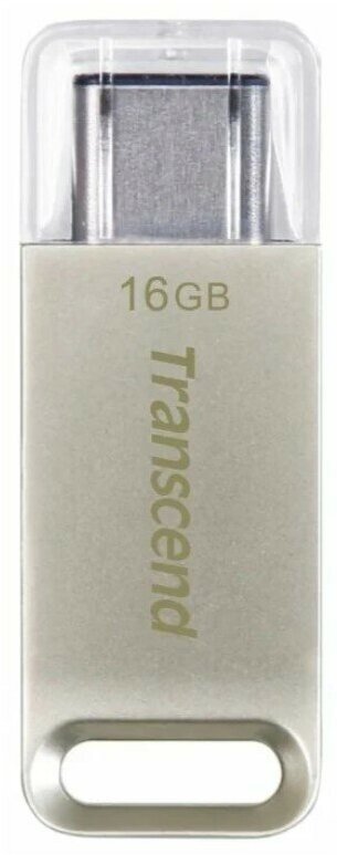Флешка Transcend JetFlash 850 (TS16GJF850S) type-C, металл, водонепрониц 16GB (USB3.1)