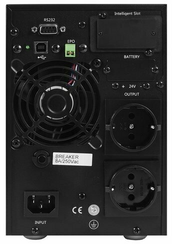 ИБП Powerman Online 1000 LCD - фото №2