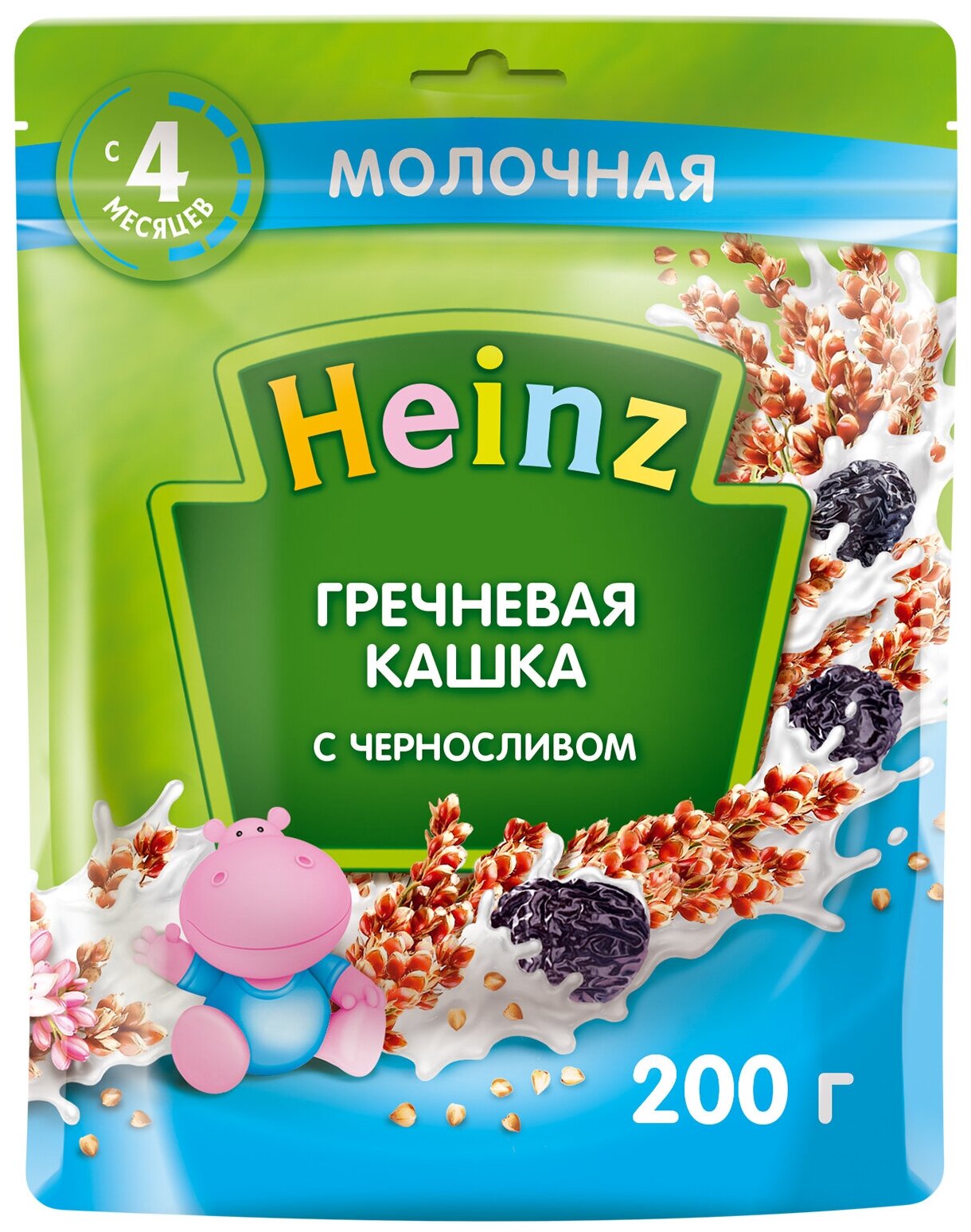 Каша Heinz молочная гречневая с черносливом с 4 месяцев 200 г 1 шт - фото №6