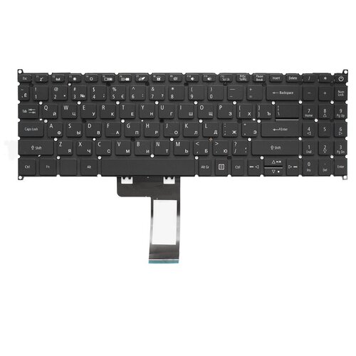 клавиатура для acer sf315 a315 p n nki15170b3 pk132ce3b00 8420101dkc01 Клавиатура для ноутбука Acer Swift 3 SF315 черная без подсветки