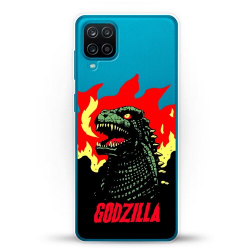 фото Силиконовый чехол годзила на samsung galaxy a12 andy & paul