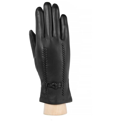 Перчатки Montego, демисезон/зима, натуральная кожа, размер 8, черный