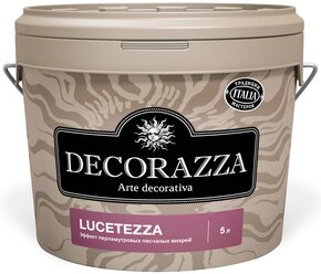 Краска акриловая Decorazza Lucetezza LC 17-17 1 л
