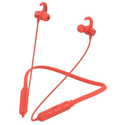 Наушники внутриканальные Celebrat SKY-5 с регулятором громкости bluetooth кнопка ответа цвет красный 133200₽