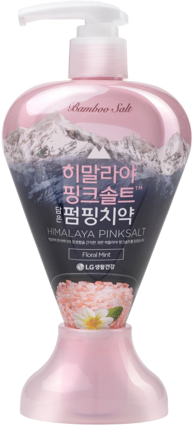 Perioe зубная паста с розовой гималайской солью Pumping Himalaya Pink Salt Floral Mint 285 г