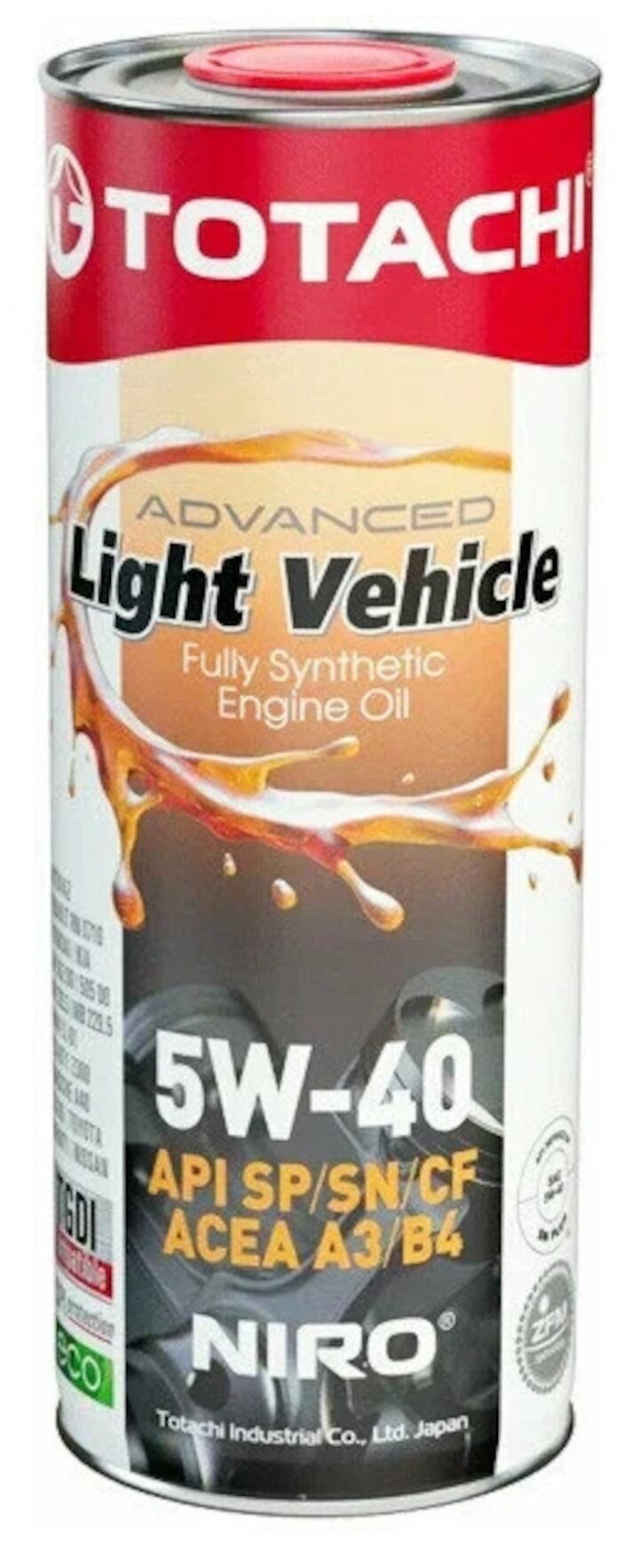 NIRO LV SYNTHETIC 5W40 синтетика 1 л 19801